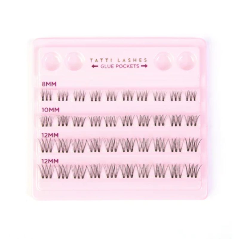 Tatti Lashes Au Natural 40 Individual Cluster Lashes (8,10 & 12mm)