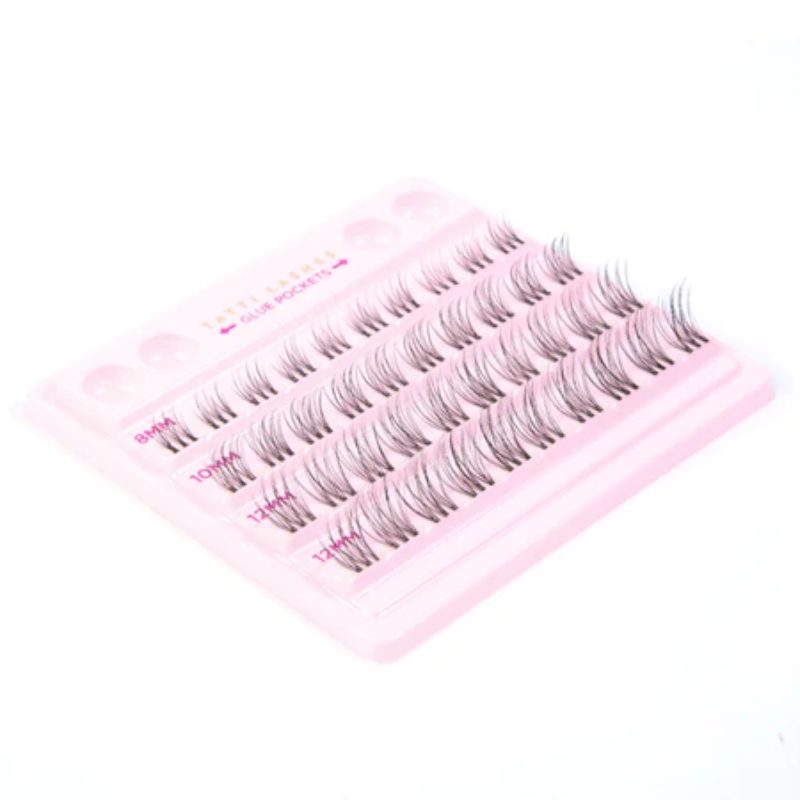 Tatti Lashes Au Natural 40 Individual Cluster Lashes (8,10 & 12mm)