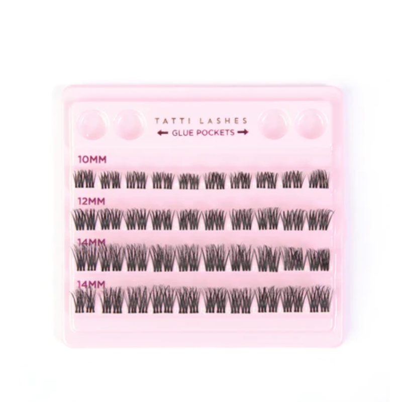 Tatti Lashes Haute Couture 40 Individual Cluster Lashes (10,12 & 14mm)