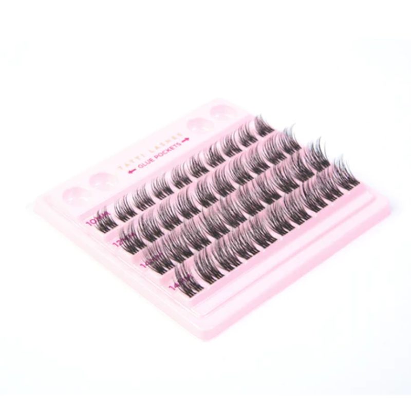 Tatti Lashes Haute Couture 40 Individual Cluster Lashes (10,12 & 14mm)