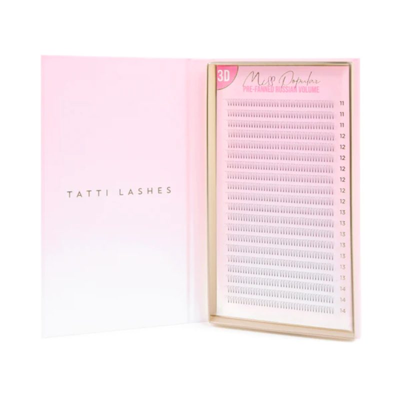 Tatti Lashes 6D Pre-Fanned Russian Lashes 0.07 C-Curl