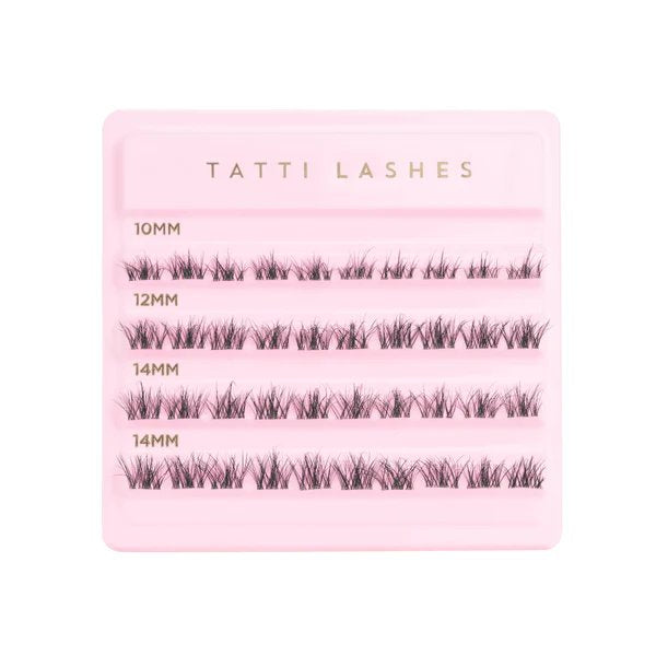 Tatti Lashes Pointed Wisp 40 Individual Cluster Lashes (10,12 & 14mm)