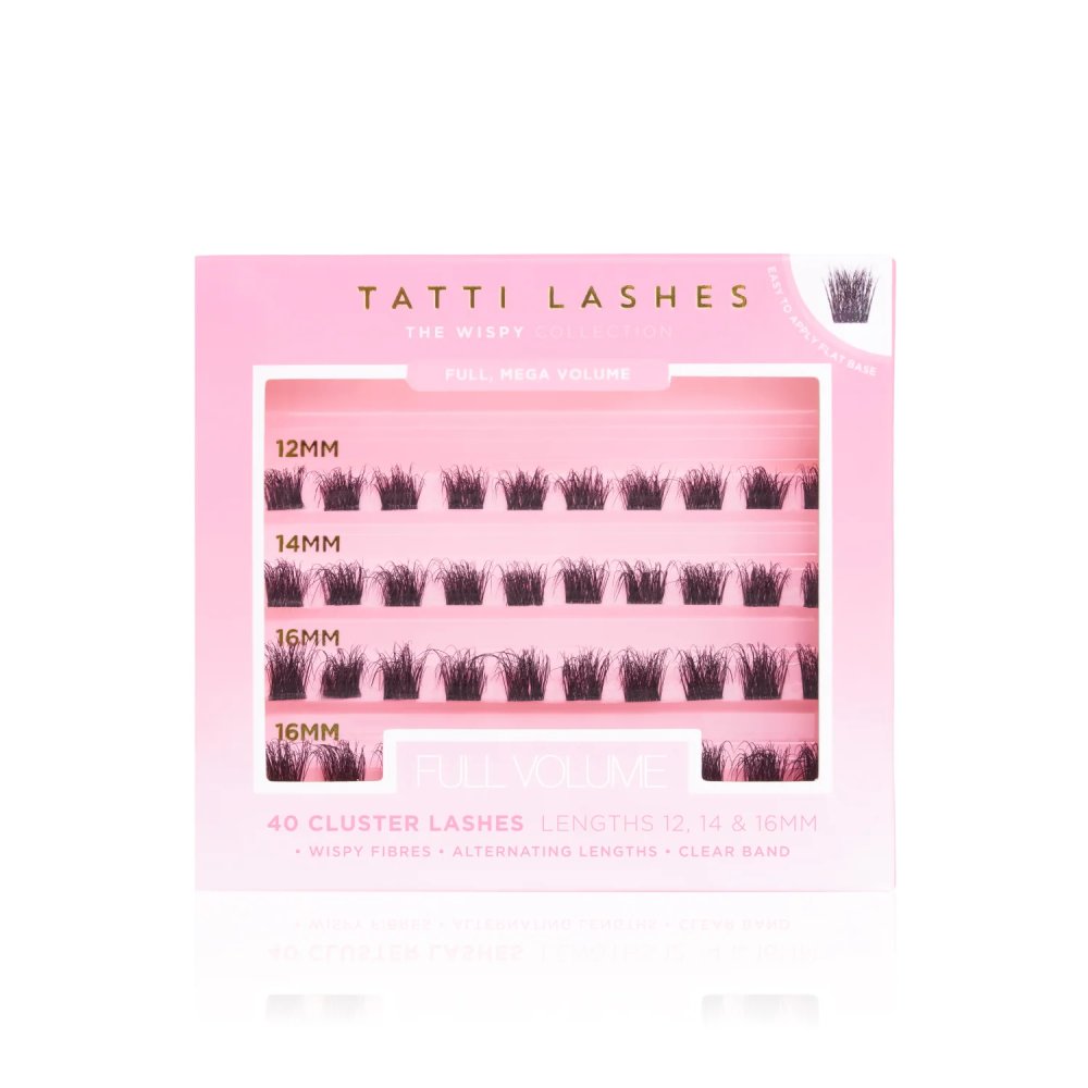 Tatti Lashes Full Volume 40 Individual Cluster Lashes (12,14 & 16mm)