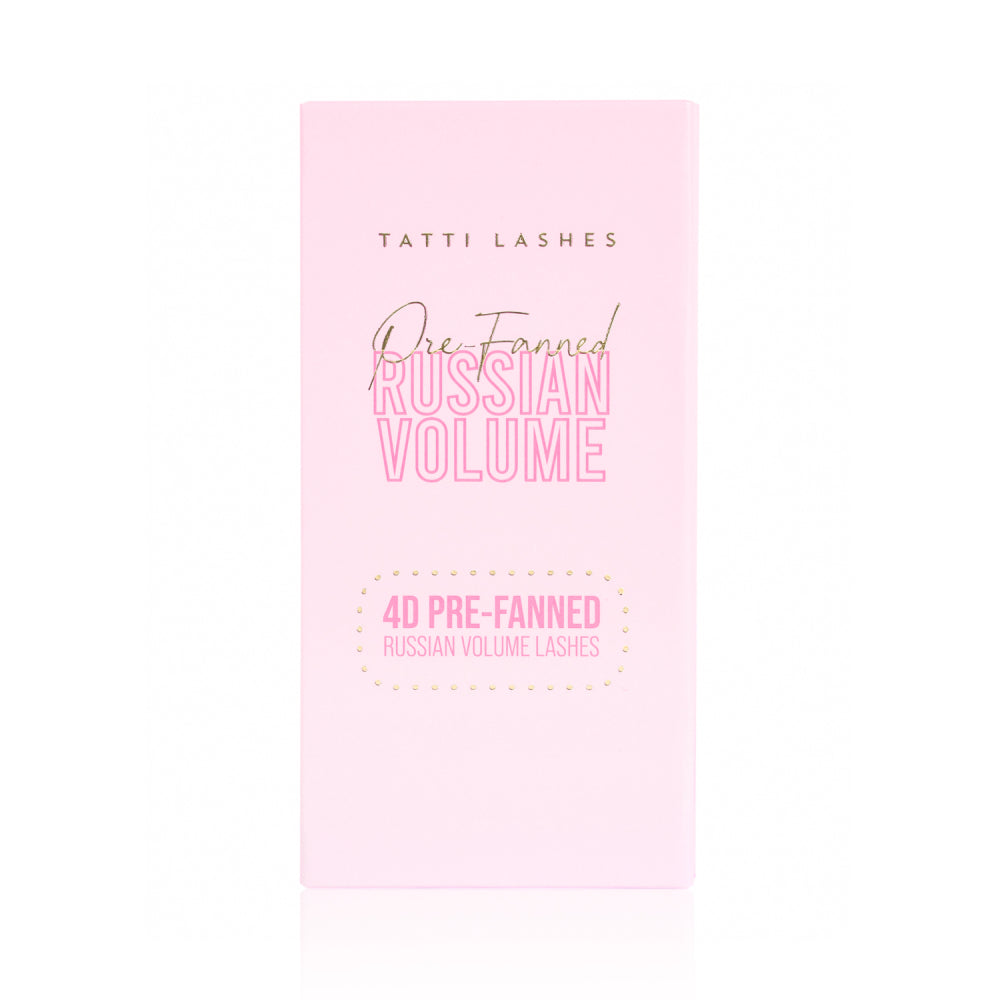 Tatti Lashes 4D Pre-Fanned Russian Volume Lashes D Curl 11mm