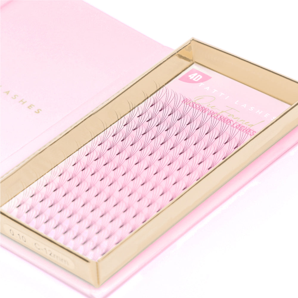 Tatti Lashes 4D Pre-Fanned Russian Volume Lashes D Curl 11mm