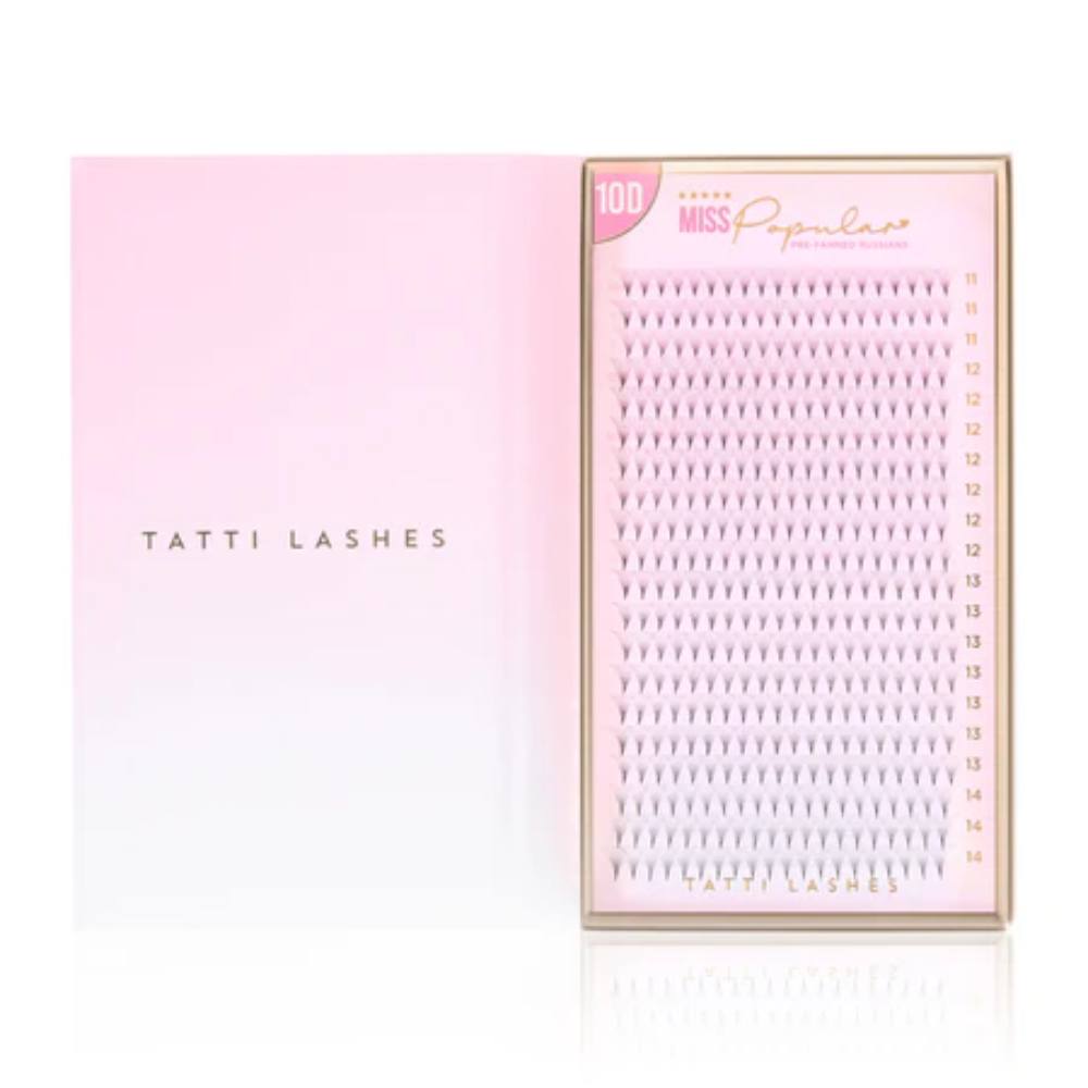 Tatti Lashes 10D Pre-Fanned Russian Lashes 0.05 C-Curl Pointy