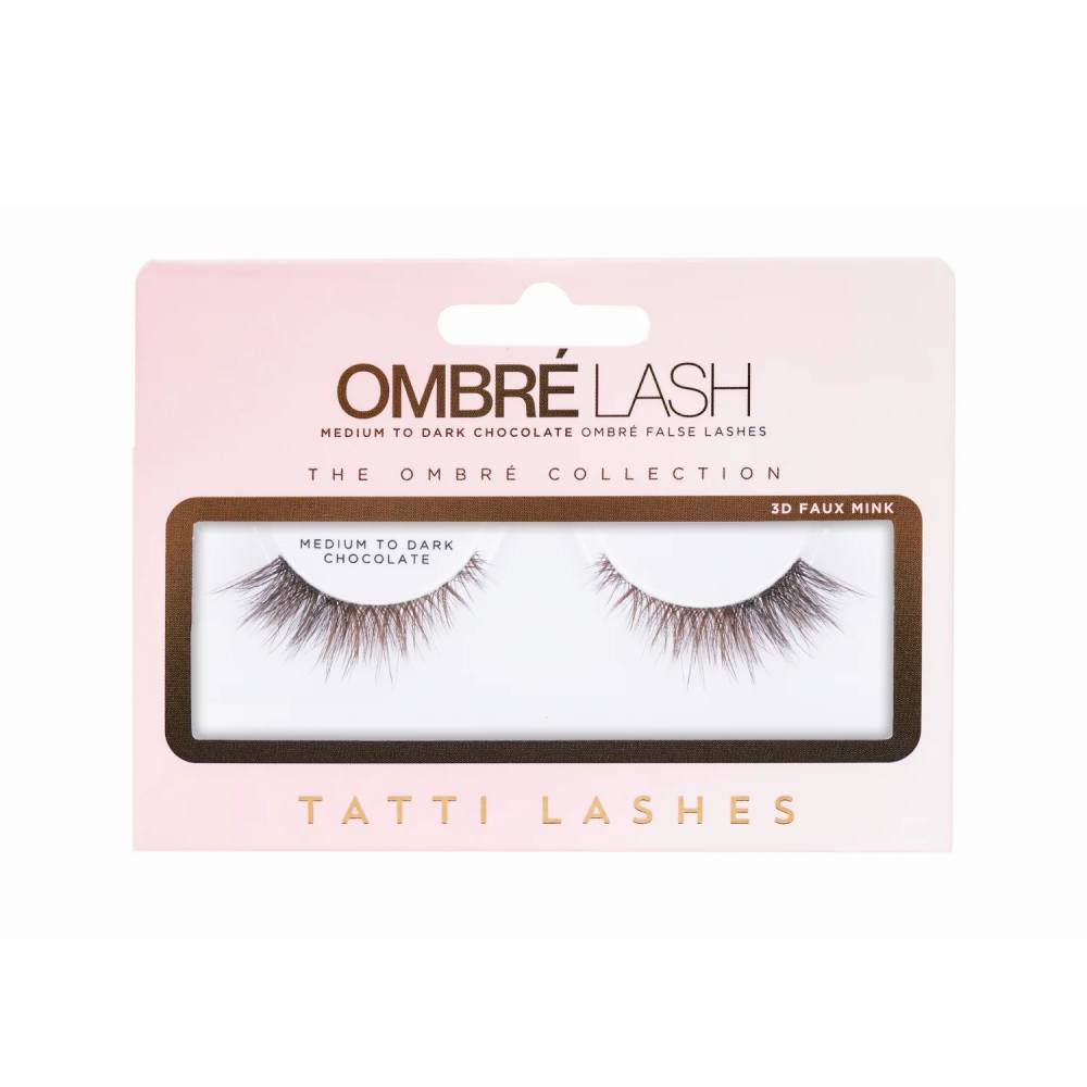 Tatti Lashes Ombre Lash Medium to Dark Chocolate