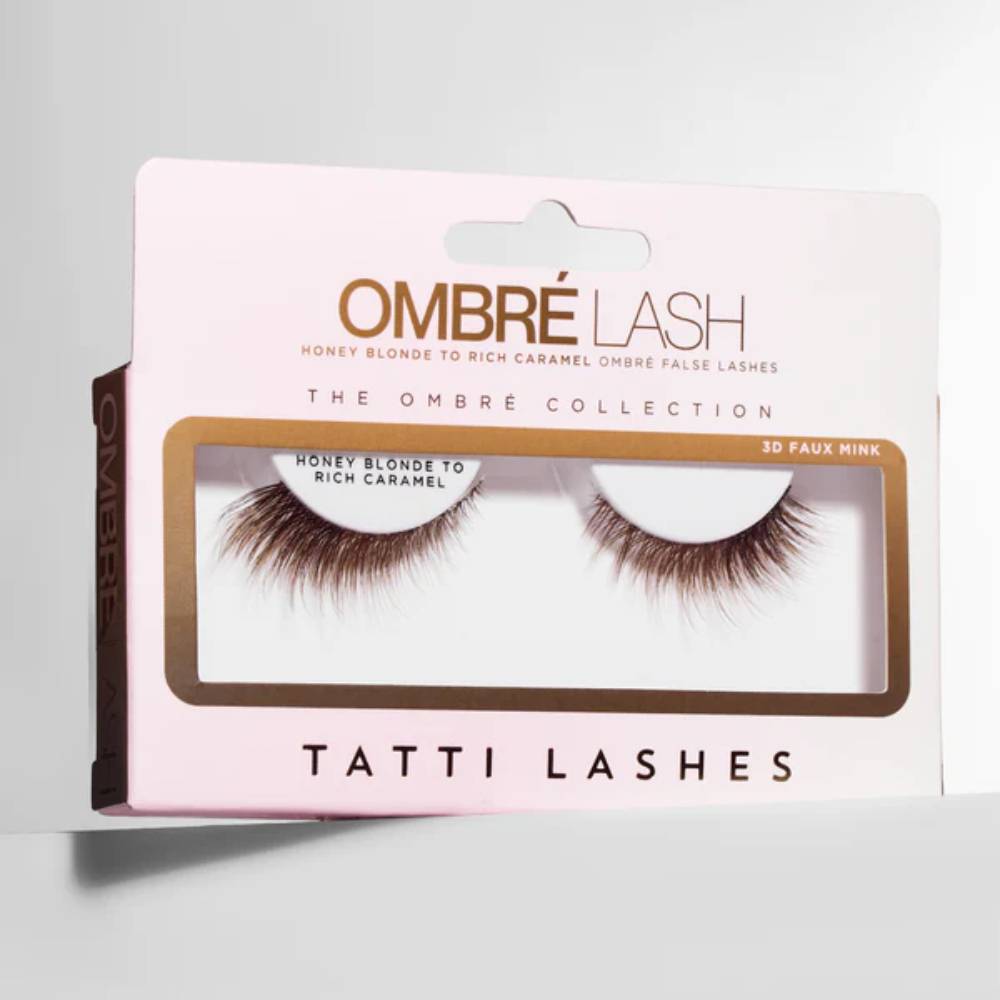 Tatti Lashes Ombre Lash Honey Blonde to Rich Caramel