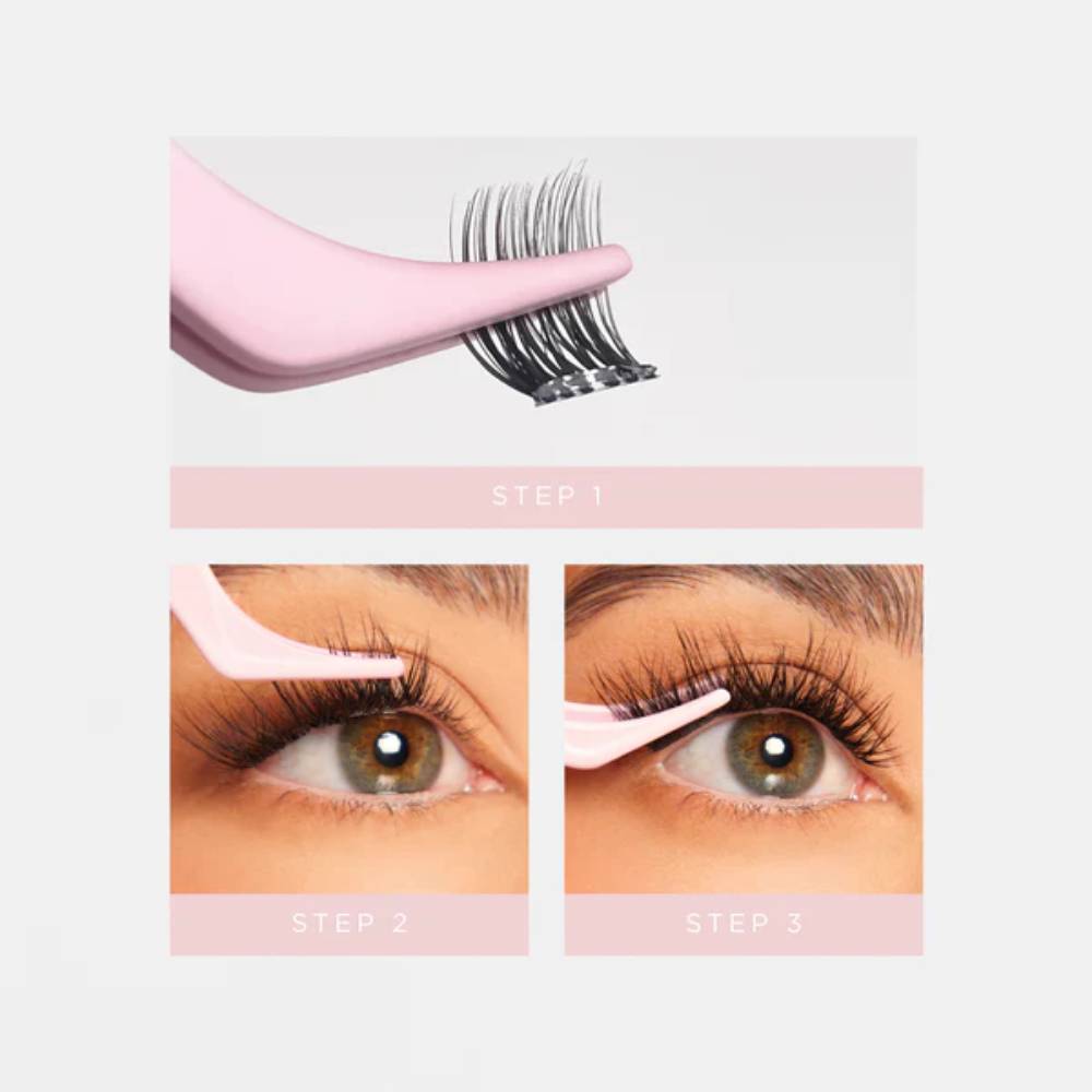 Tatti Lashes 1-Step Press Pre-Glued Individuals The Cat-Eye Map (10)