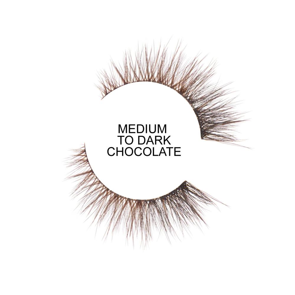 Tatti Lashes Ombre Lash Medium to Dark Chocolate