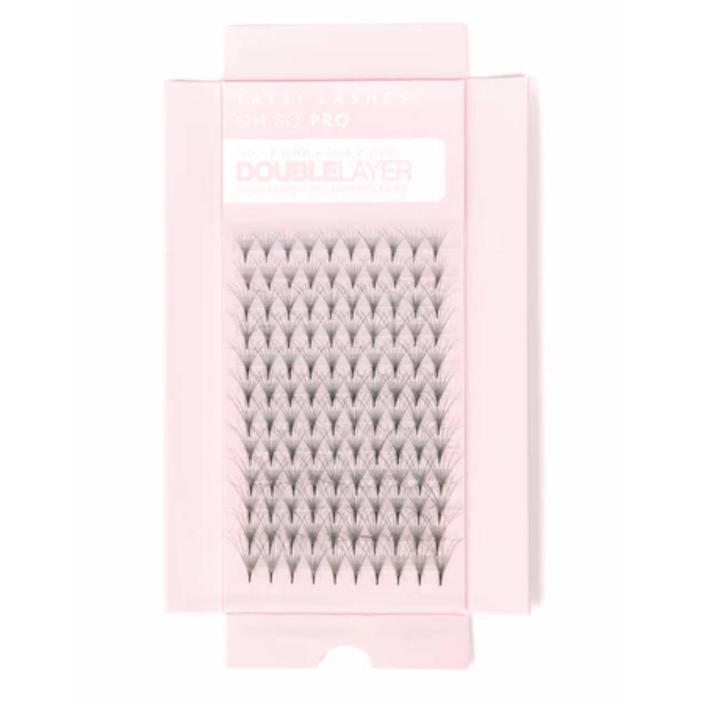Tatti Lashes 12D Pre-Fanned Double Layer CC & D Curl (8-15mm)