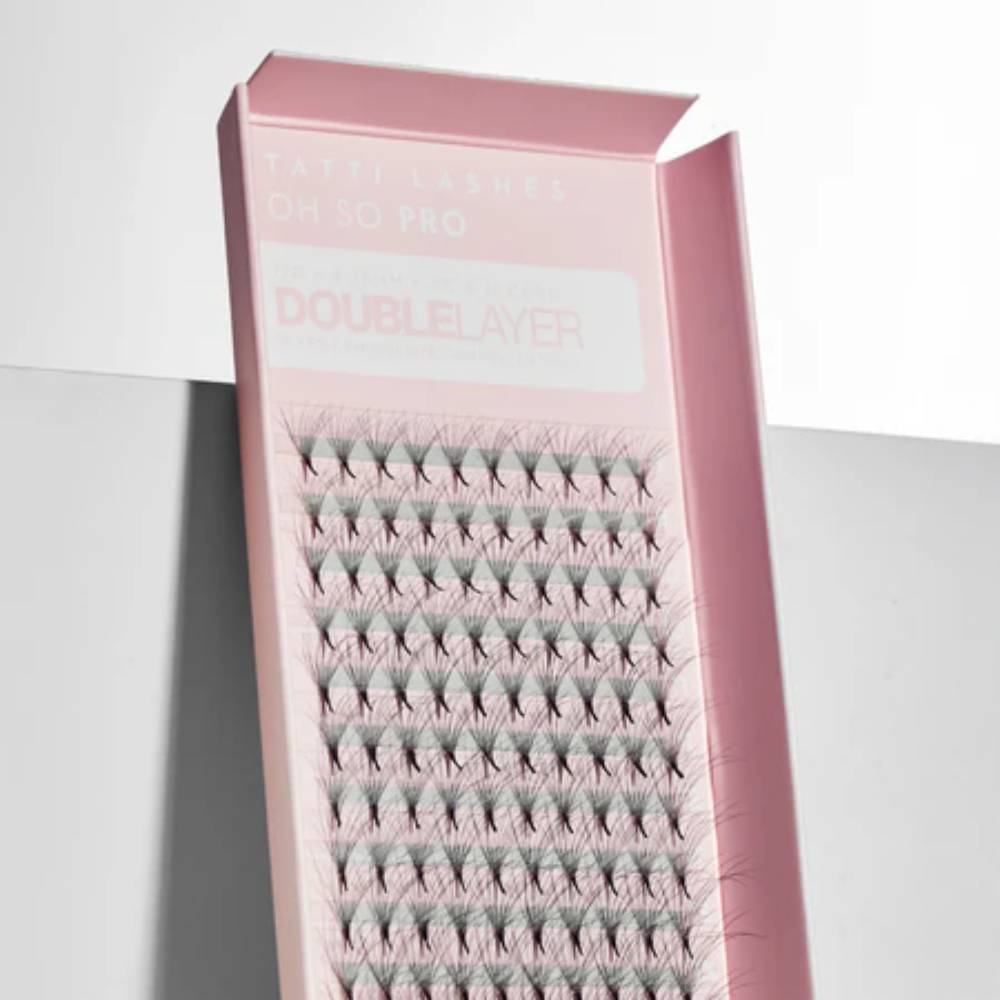 Tatti Lashes 12D Pre-Fanned Double Layer CC & D Curl (8-15mm)