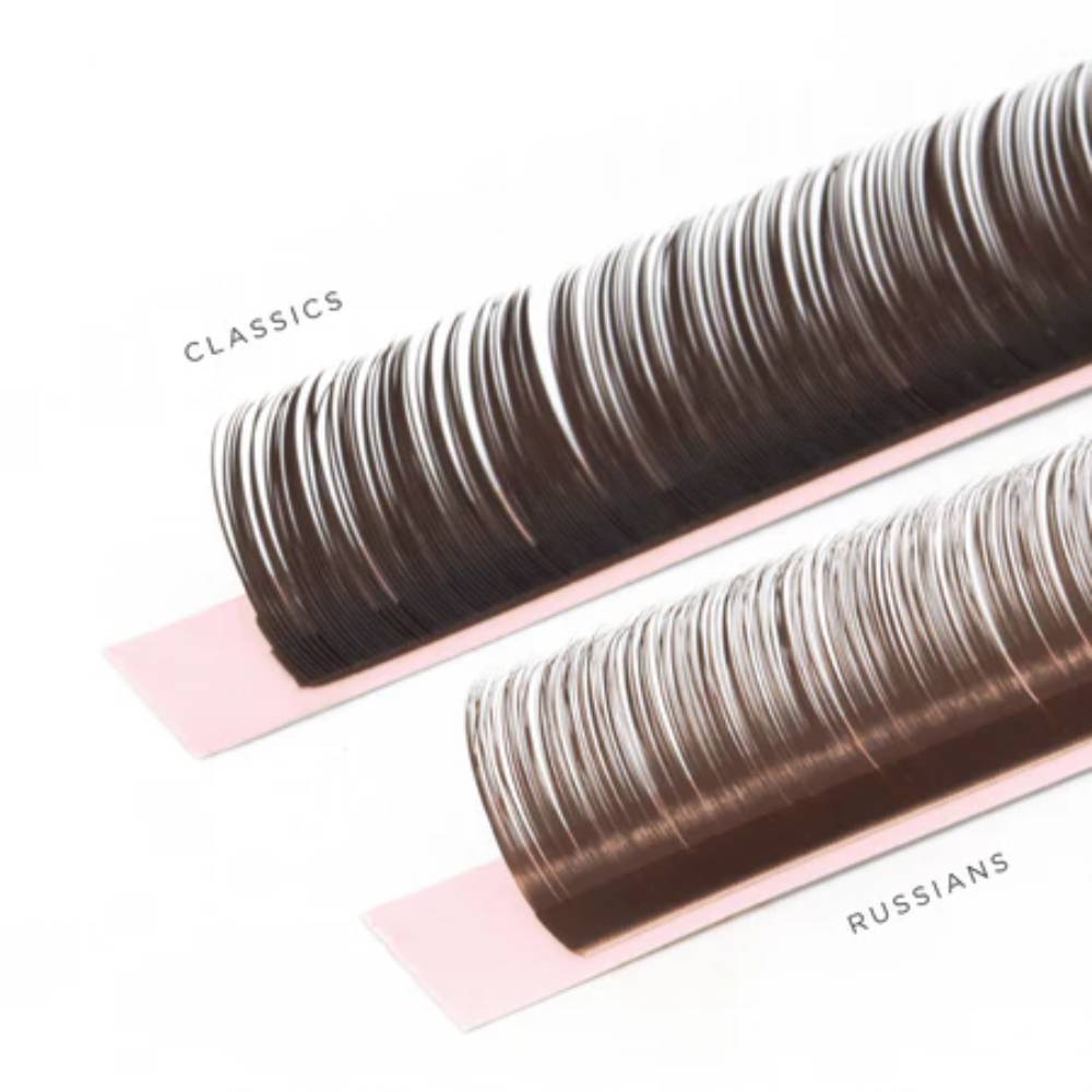 Tatti Lashes Chocolate Brown Classic Lashes CC Curl (8-15mm)