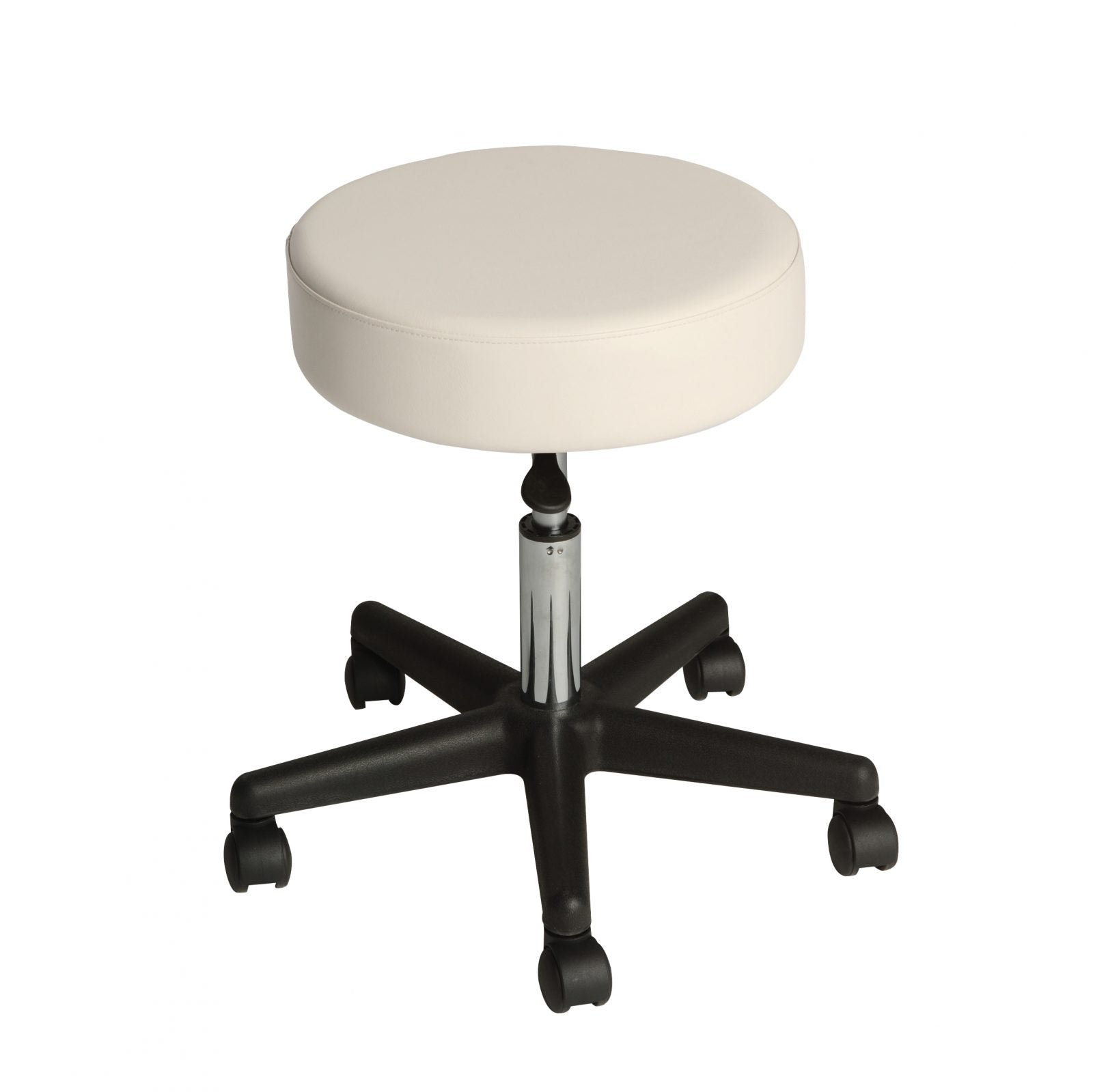 Affinity Rolling Stool White