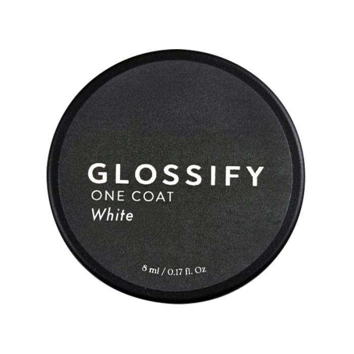 Glossify HEMA-Free Gel Polish One Coat White 8ml