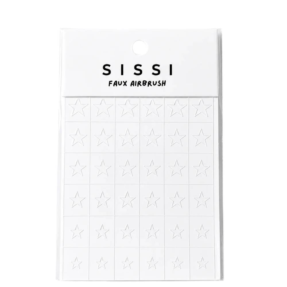 SISSI Faux Airbrush Stencil Star