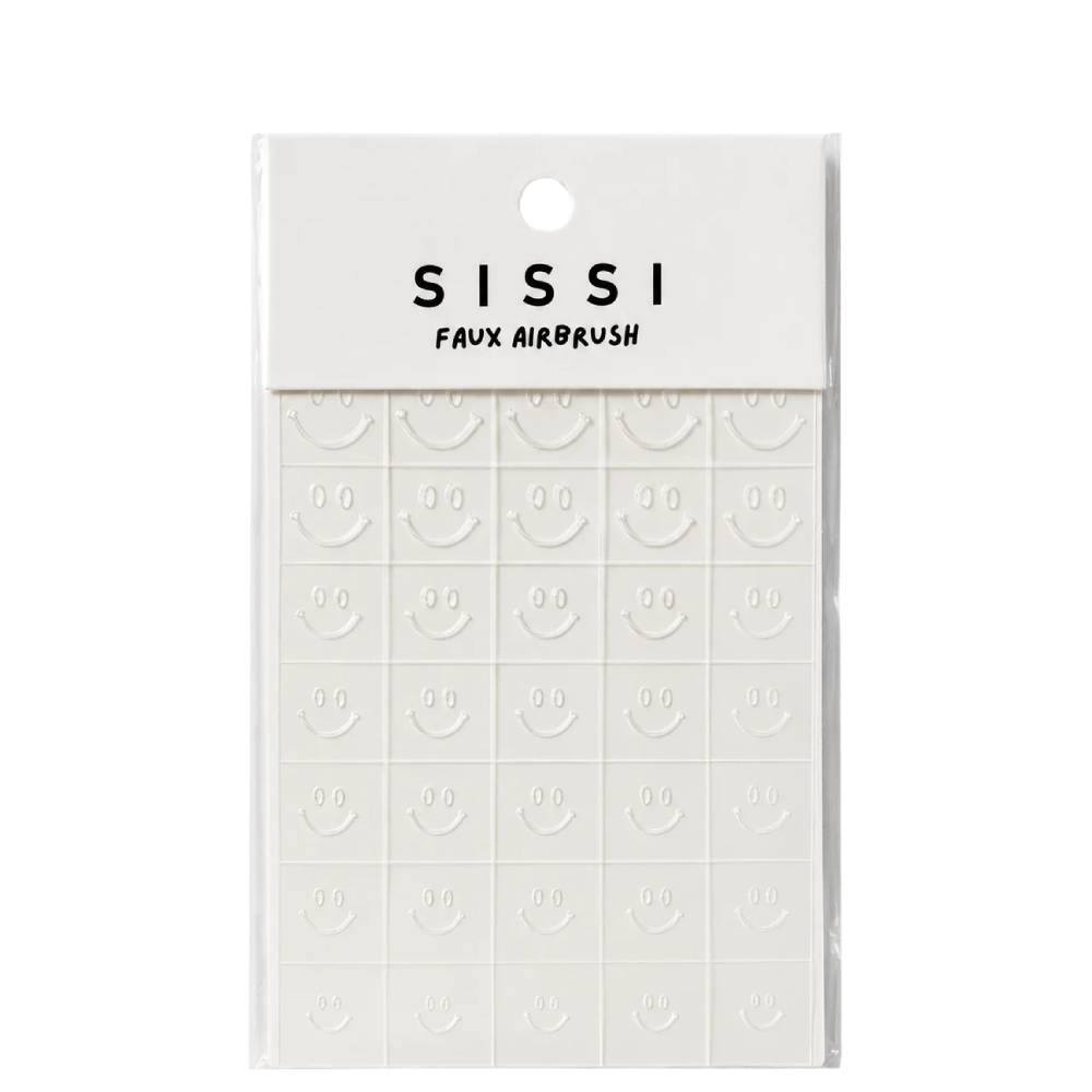 SISSI Faux Airbrush Stencil Smiley
