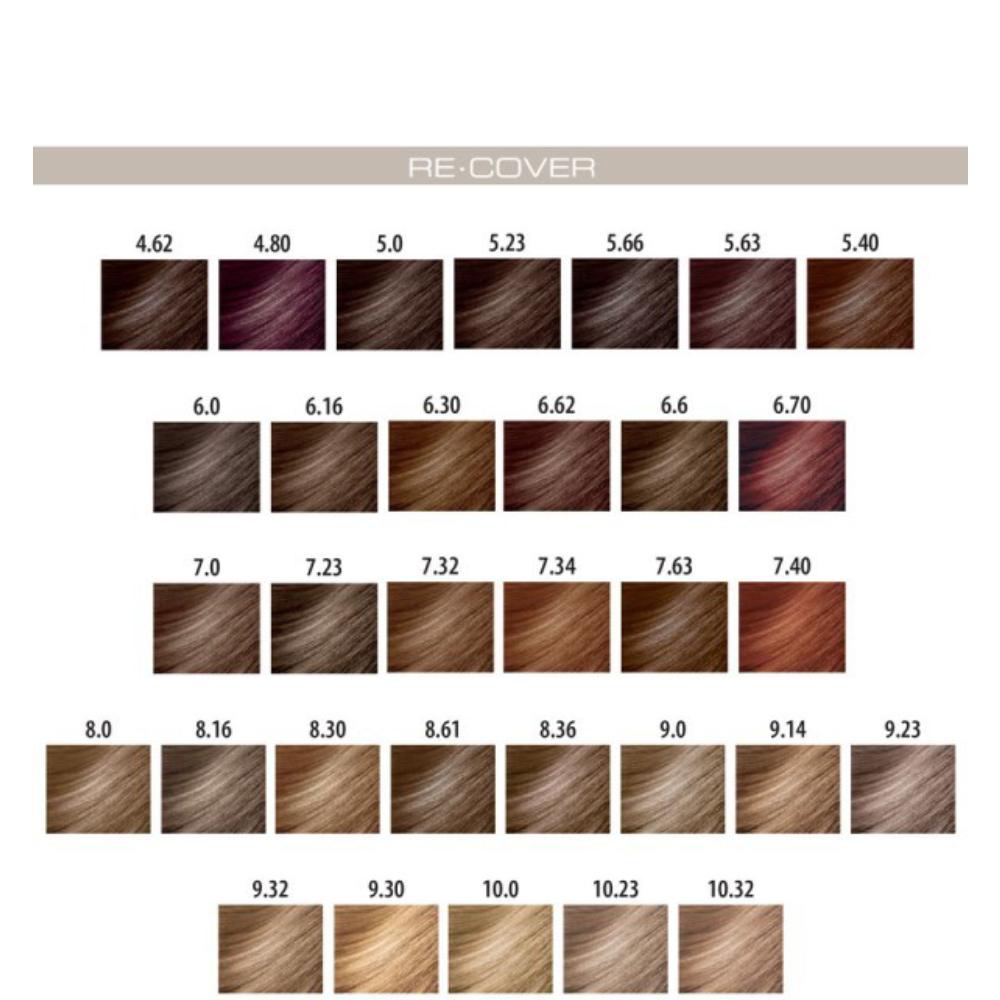 Montibello Chromatone Recover Colour Chart