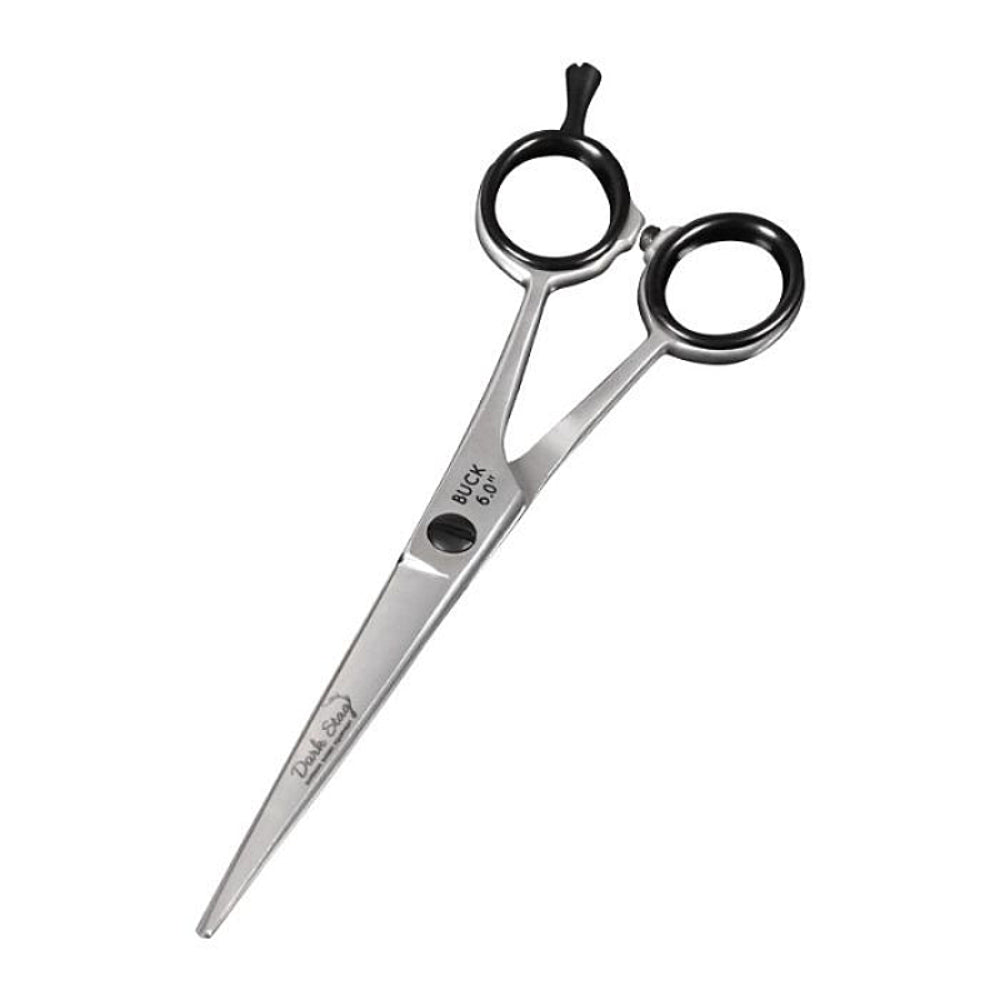 Dark Stag Buck Barber Scissor 6"