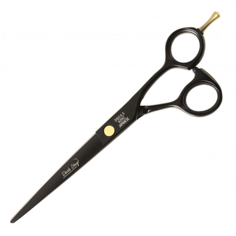 Dark Stag DSO Offset Black and Gold Barber Scissors 6.5"