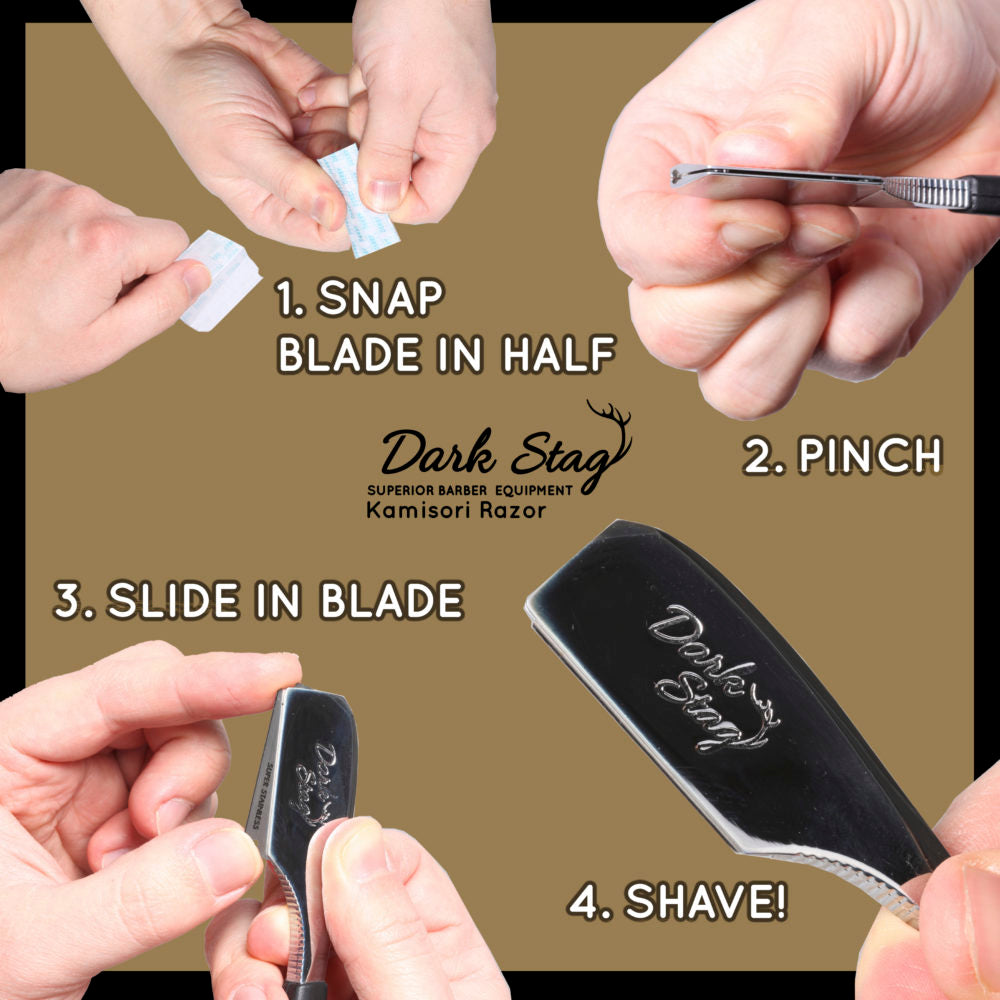 Dark Stag Kamisori Razor - Black Edition