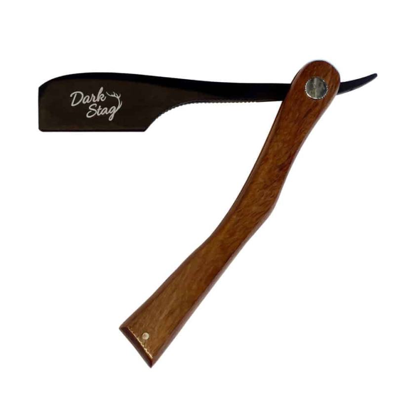 Dark Stag Folding Kamisori Razor - Black Edition