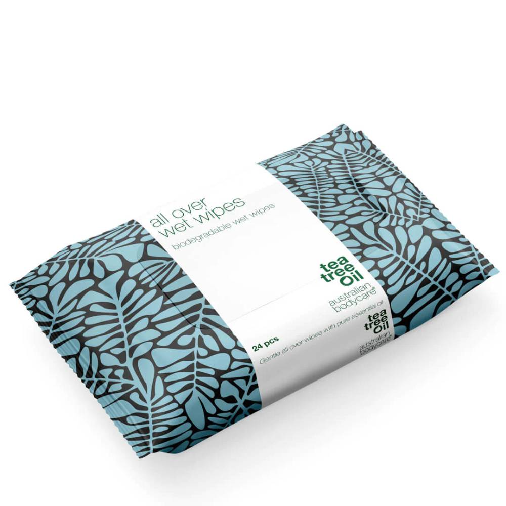 Australian Bodycare Tea Tree Oil Antiseptic Wet Wipes (24)