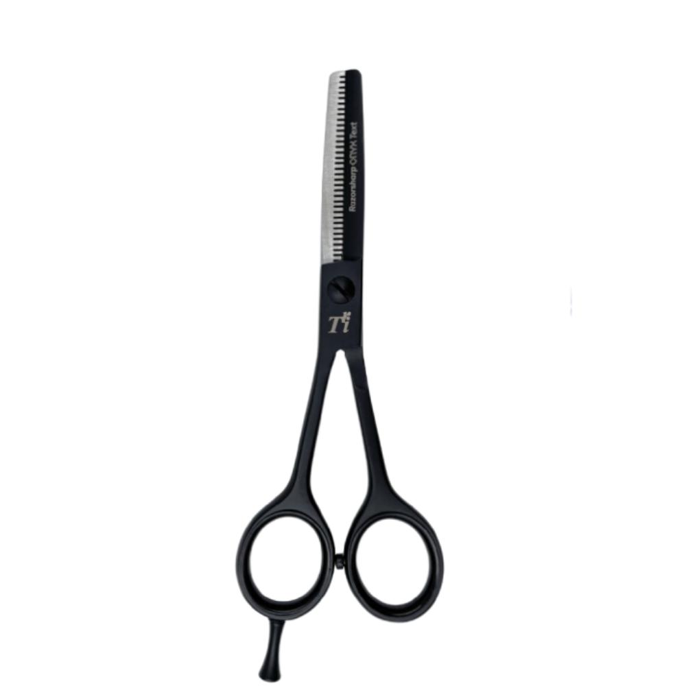 TRI Razorsharp Onyx Left Handed Thinning Scissors 6"
