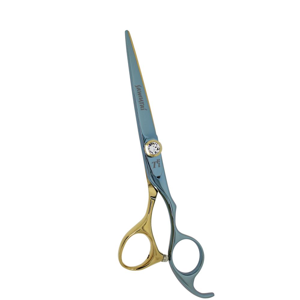 TRI Samurai Blue & Gold Scissors 5.5"