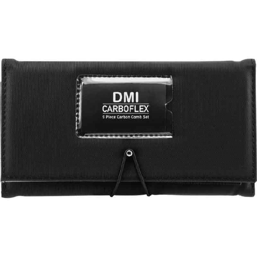 DMI 9 Piece CarboFlex Carbon Comb Set with Carry Case