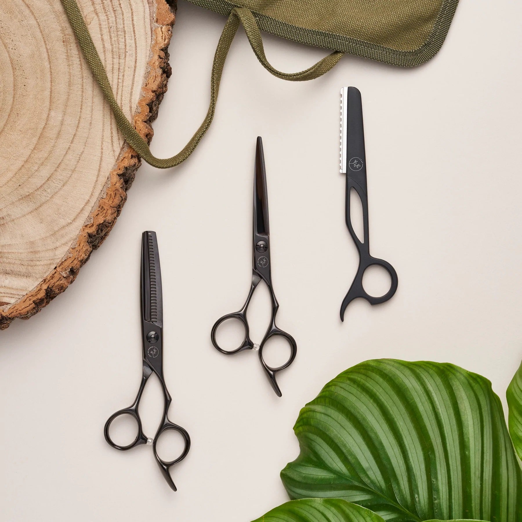 Leaf 'Black Edition' Left Handed Scissors 6.5"