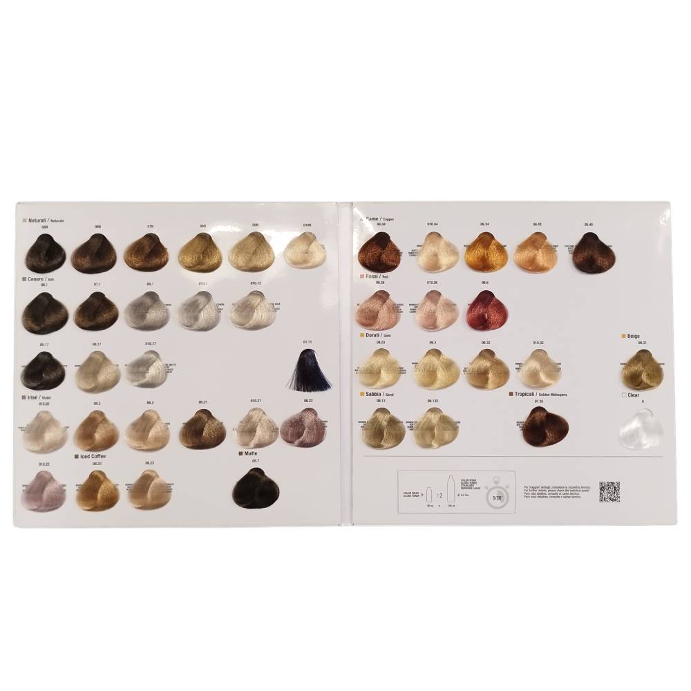 Alfaparf Color Wear Gloss Toner Color Chart
