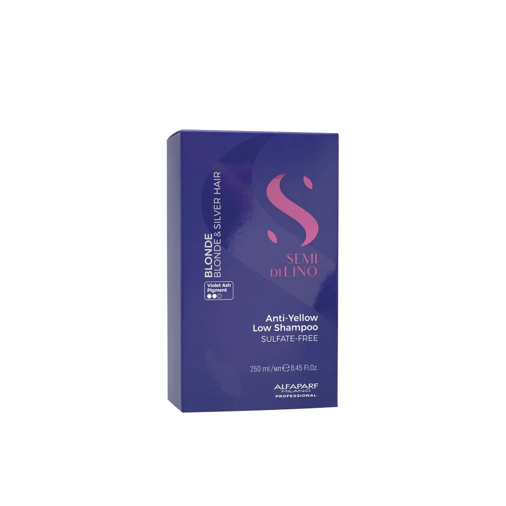 Alfaparf Milano Semi Di Lino Anti-Yellow Low Shampoo 250ml