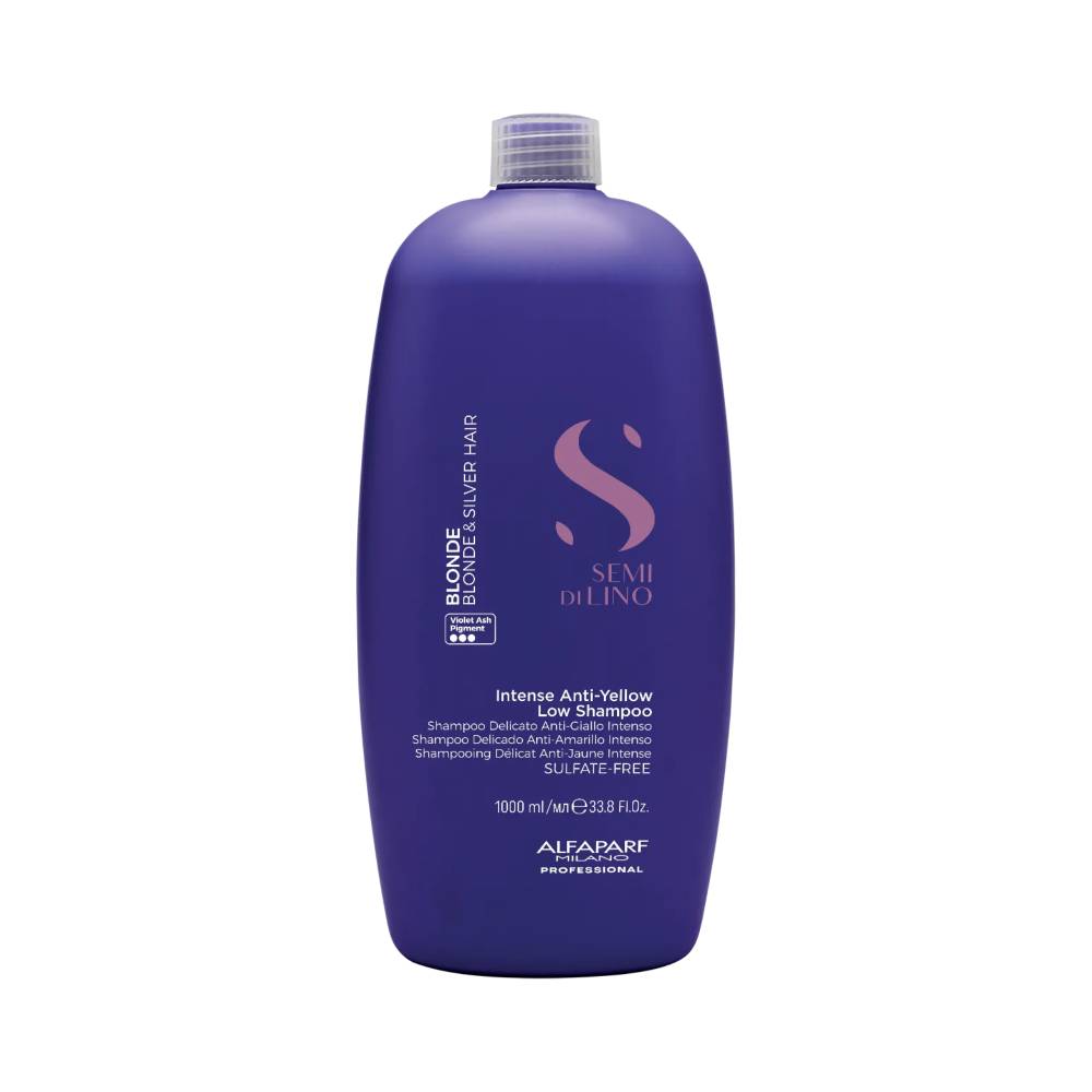 Alfaparf Milano Semi Di Lino Blondes Intense Anti-Yellow Low Shampoo 1L