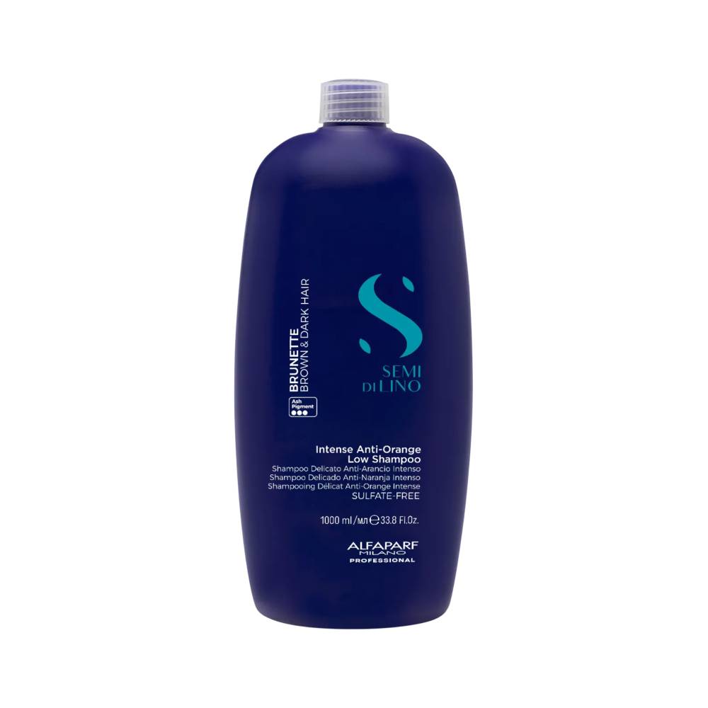 Alfaparf Milano Semi Di Lino Brunette Intense Anti-Orange Low Shampoo 1L