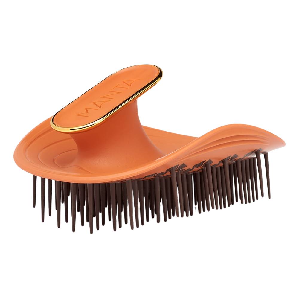 Manta Healthy Hair Brush Kinks, Coils & Curls Amber Orange