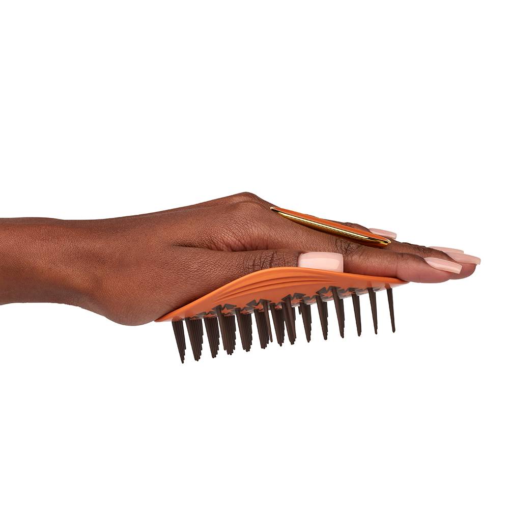 Manta Healthy Hair Brush Kinks, Coils & Curls Amber Orange