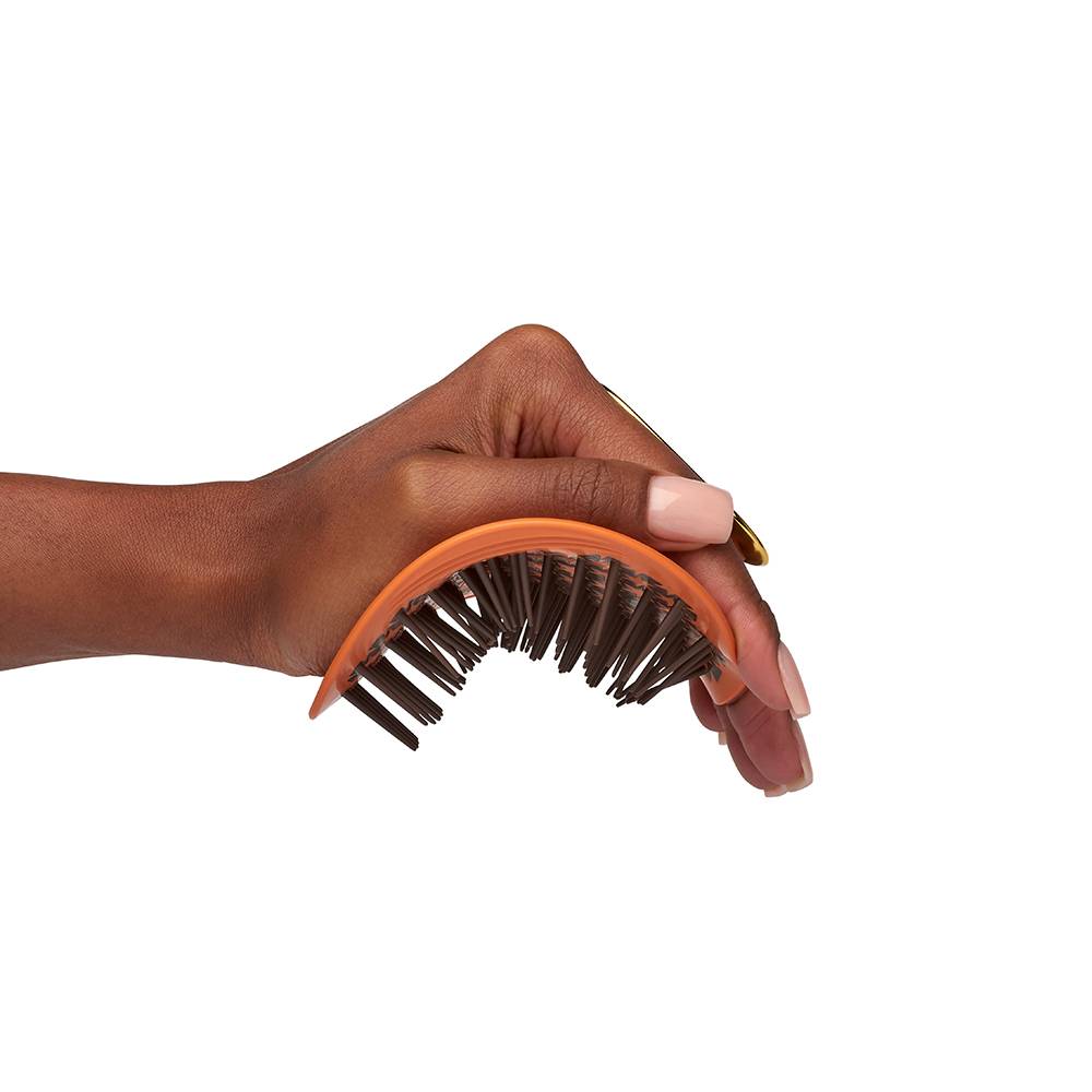 Manta Healthy Hair Brush Curly, Kinks & Coils Amber Orange