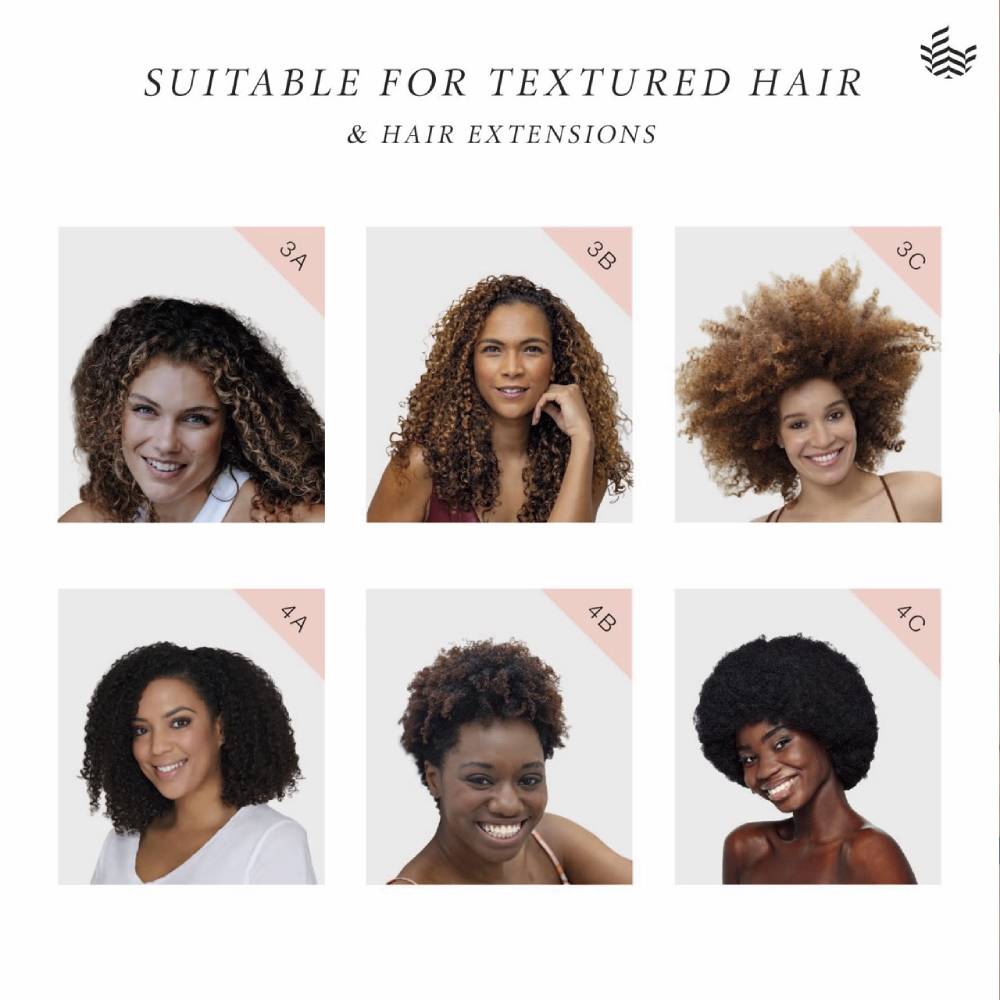 Manta Healthy Hair Brush Curly, Kinks & Coils Soft Teal