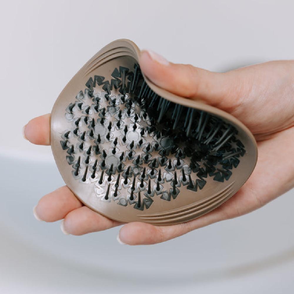Manta Thick, Straight & Wavy Hair Brush Velvet Mocha