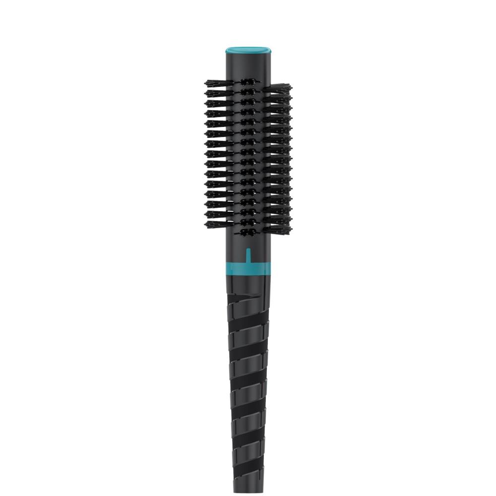 Janeke Thermal Spiral Brush Black/Turquoise 40mm