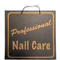 Professional Nail Care Shop Sign - Black/Gold