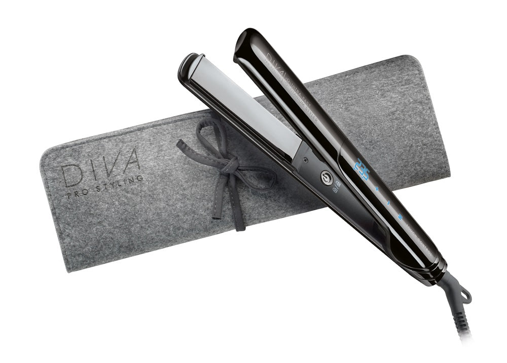 Diva Ultra Fast Titanium Styler Piano Black Edition
