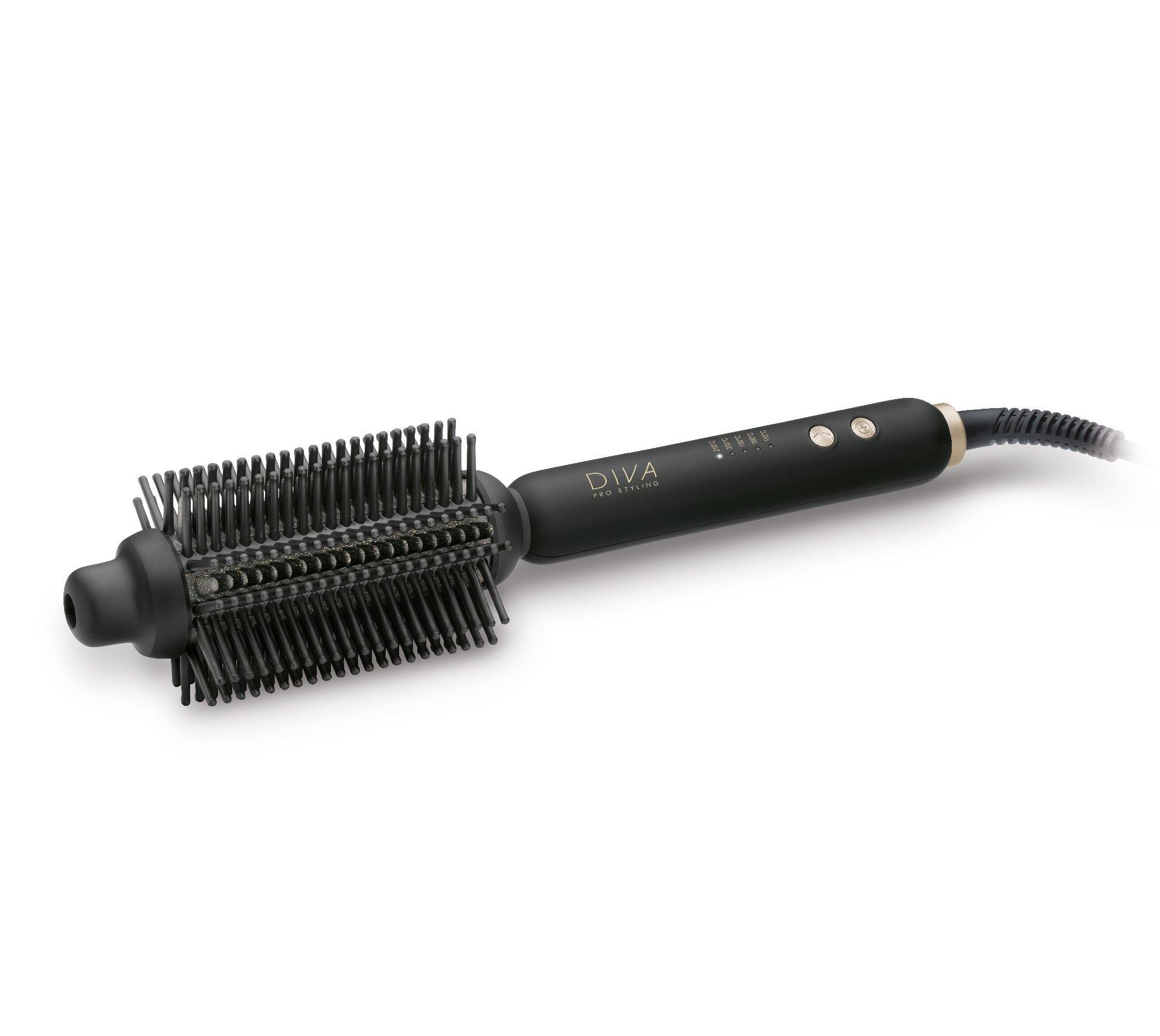 Diva Precious Metals Gold Dust Volume, Curling & Styling Hot Brush