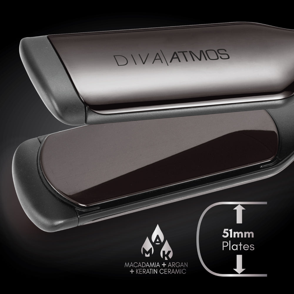 Diva Atmos XXL Wide Professional Styler 51mm