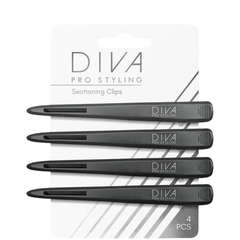 Diva Sectioning Clips Black (4)
