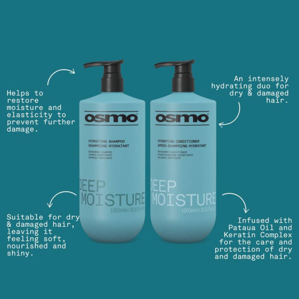 Osmo Deep Moisture Shampoo & Conditioner Duo 1L