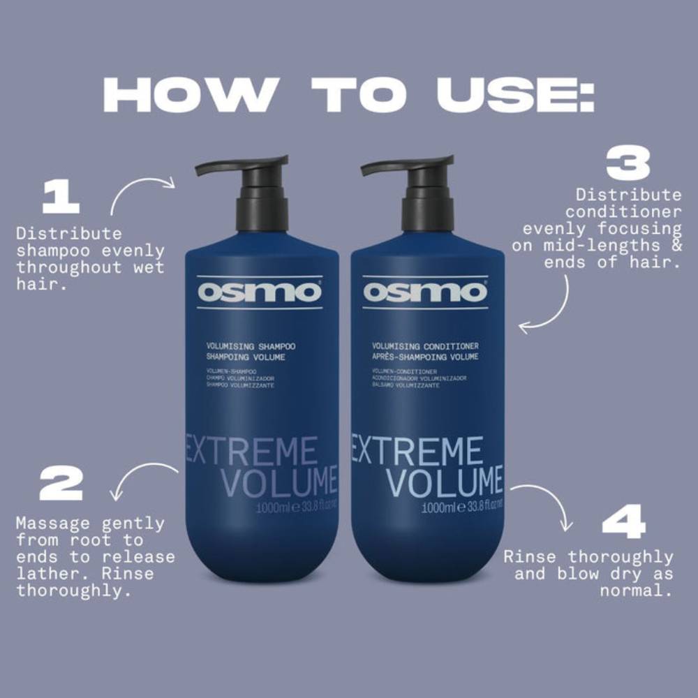 Osmo Extreme Volume Shampoo & Conditioner Duo 1L