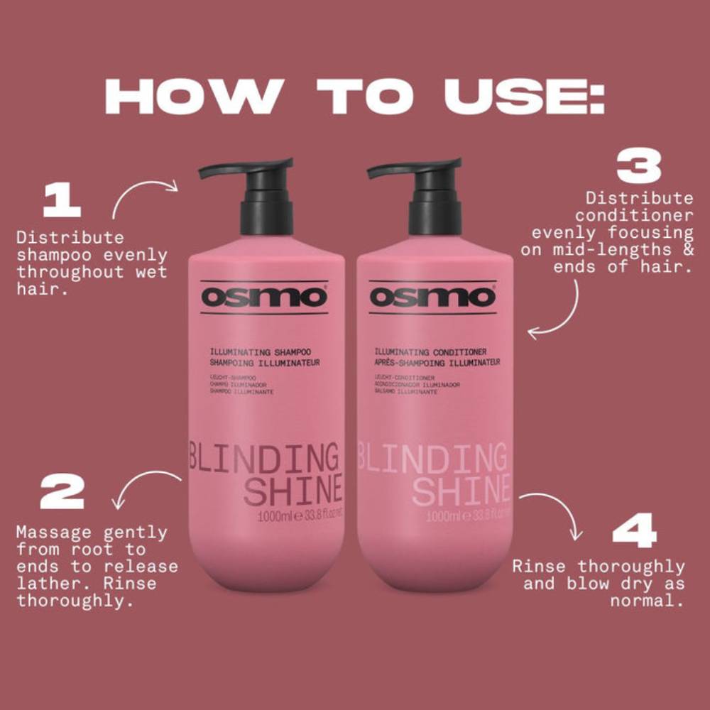 Osmo Blinding Shine Shampoo & Conditioner Duo 1L