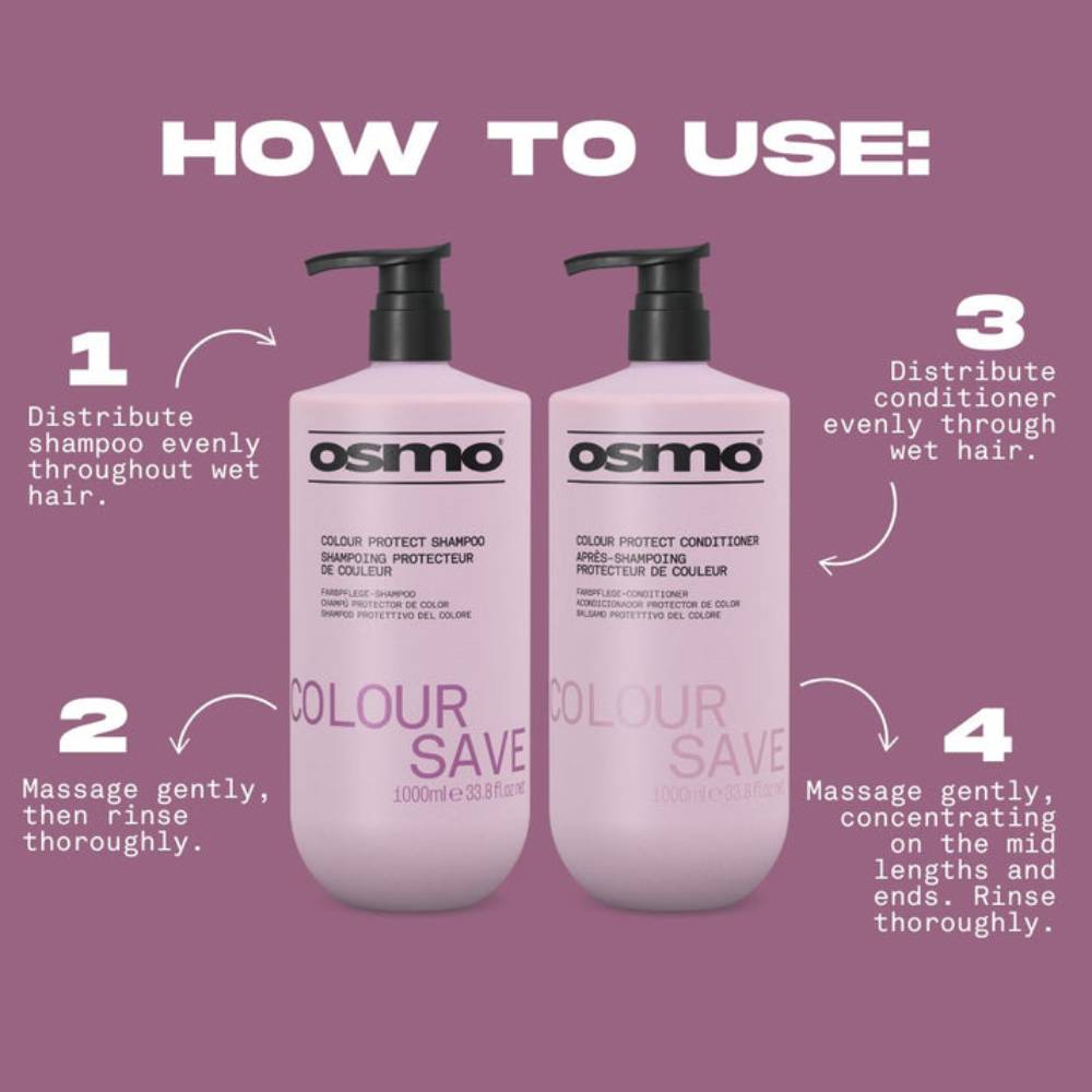 Osmo Colour Save Shampoo & Conditioner Duo 1L